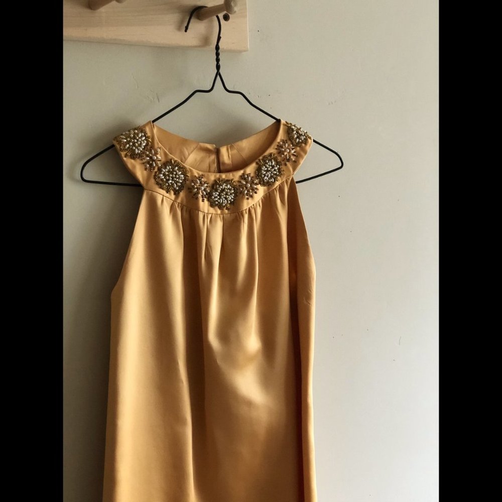 Vintage Sixties Cocktail Dress, Apricot